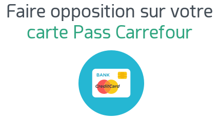 opposition carte pass carrefour banque